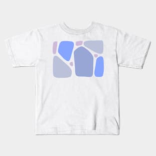 Blue Pebbles by Sunnie Meowtlu Kids T-Shirt